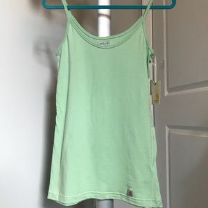 Carhartt mint green tank top NWT